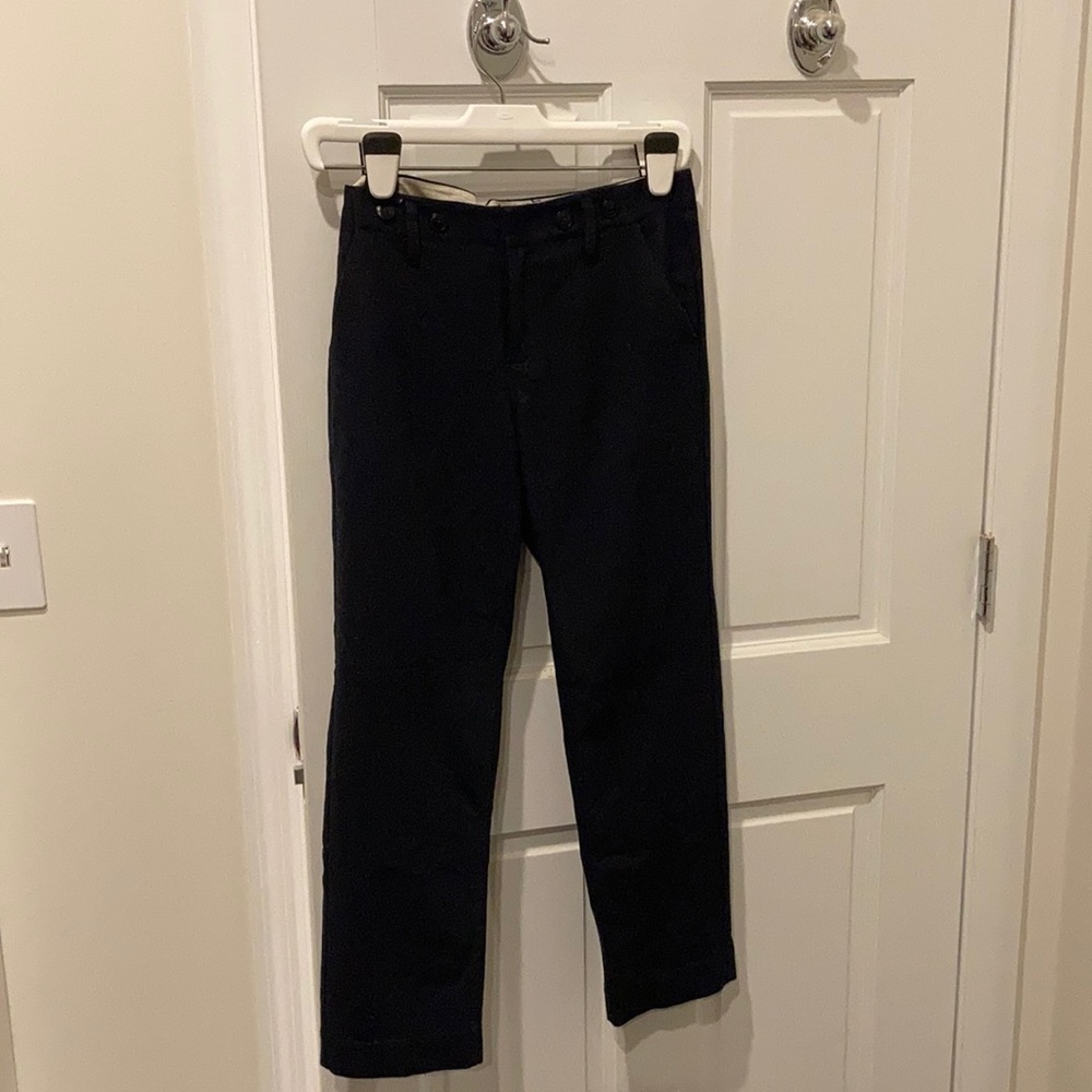 Anthropologie Paper Boy Navy Wool Pants